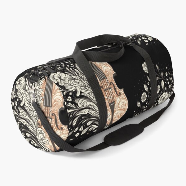 Item preview, Floral Cello Botanical Swirl Art designed and sold by BRU Design.