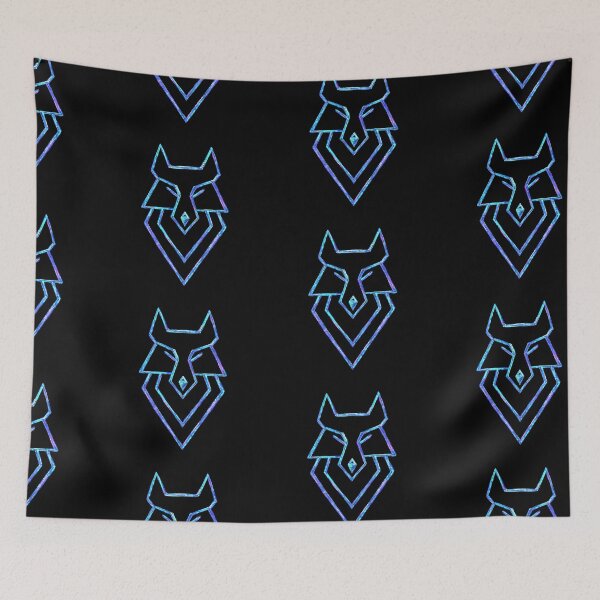 Item preview, Blue Sparkling Wolf Logo designed and sold by AnastasiiaAsp.
