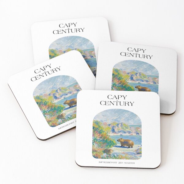 Item preview, Capy-Century, Impressionist Zen Master Capybara Family T-shirt designed and sold by bambinosu.