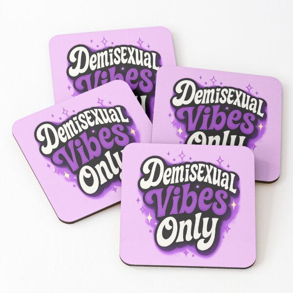 Item preview, Demisexual Vibes Only – Retro Pride Edition designed and sold by Rajasekar.