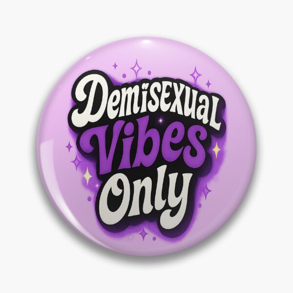 Item preview, Demisexual Vibes Only – Retro Pride Edition designed and sold by Rajasekar.