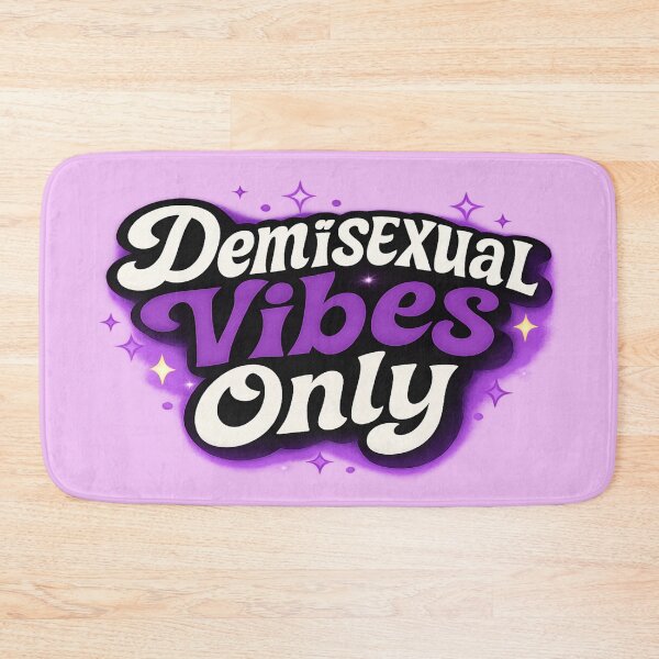 Item preview, Demisexual Vibes Only – Retro Pride Edition designed and sold by Rajasekar.