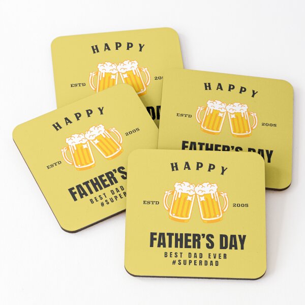 Item preview, Cheers Dad! Happy Father’s Day Beer Mug Design designed and sold by Golden Blaze Studio.