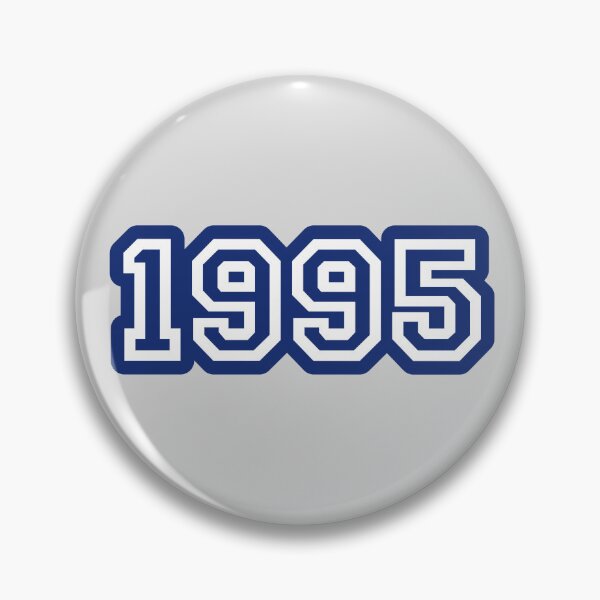 Item preview, Números universitarios de los 90 de 1995 – Borde azul designed and sold by Vision Illustrated.