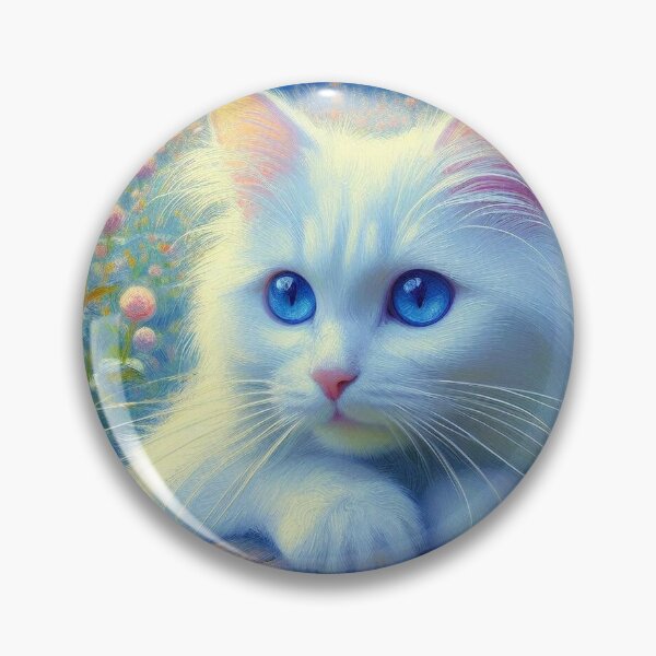 Artikelvorschau, Impressionistische Eleganz – Monet-inspirierte Katze in sanften Farben voller Licht & Bewegung entworfen und verkauft von FotoworldEdel.