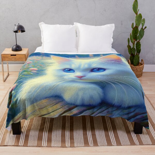Item preview, Impressionistic elegance – Monet-inspired cat in soft colors full of light & movement designed and sold by FotoworldEdel.