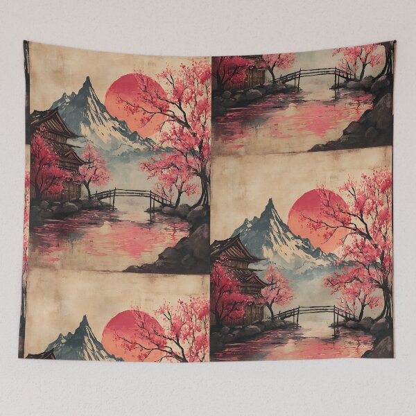 Item preview, Sakura Japanese Spring designed and sold by bapupa.