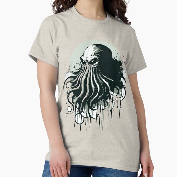 Item preview, Cthulhu Ink Brush Horror Design designed and sold by BRU Design.