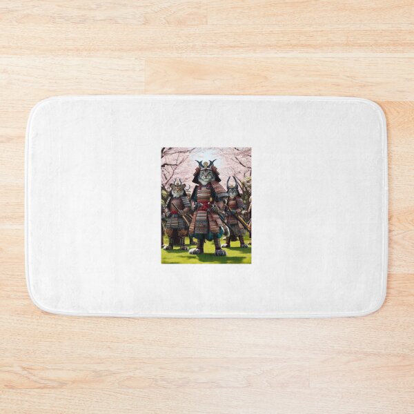 Item preview, Samurai Feliforms – Warrior Cats in Ancient Armor designed and sold by ashokreddy343.