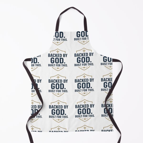 Item preview, Backed By God. Built For This – Bold Christian Empowerment Design designed and sold by astersgraphics.