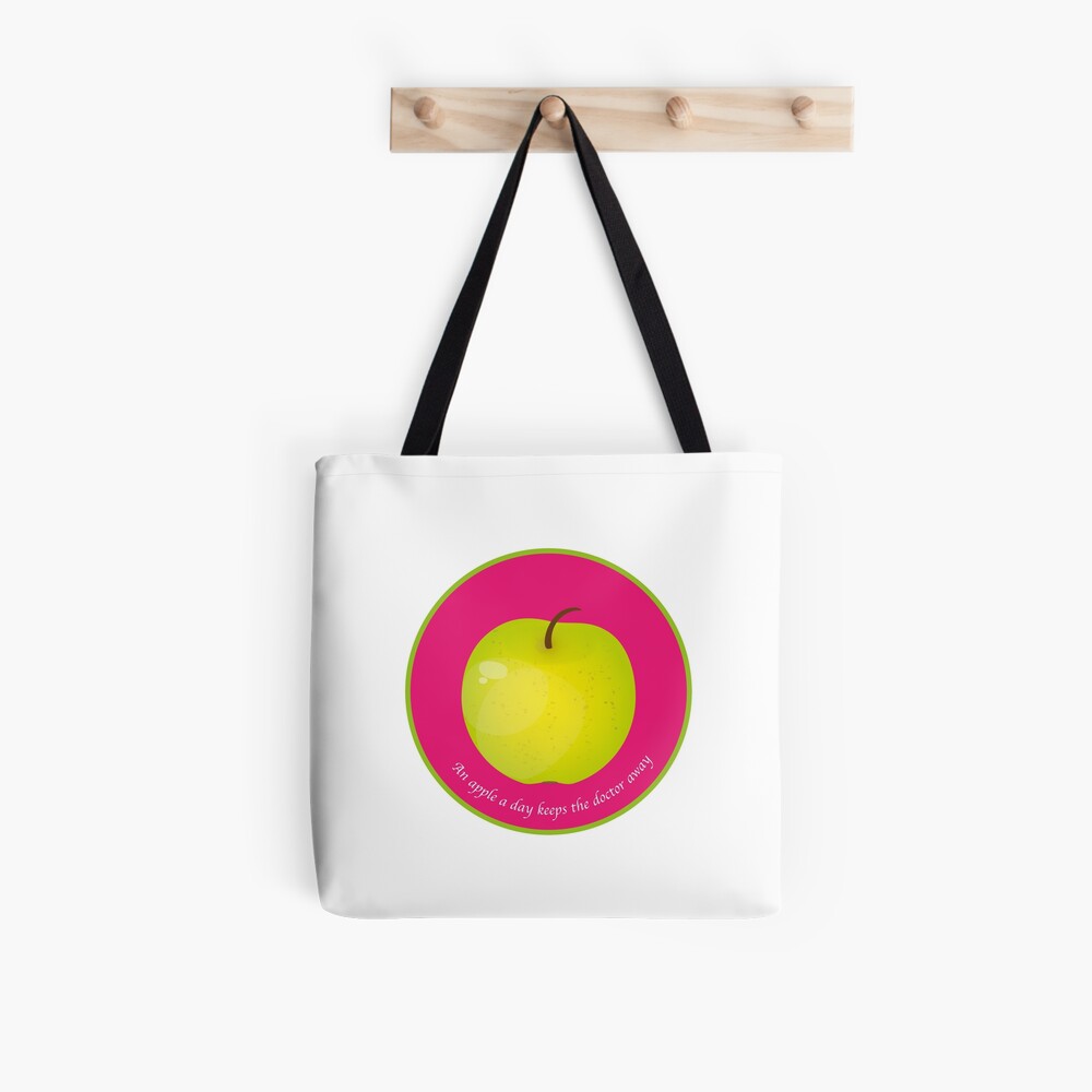 Tote bag « An apple a day keeps the Doctor away»