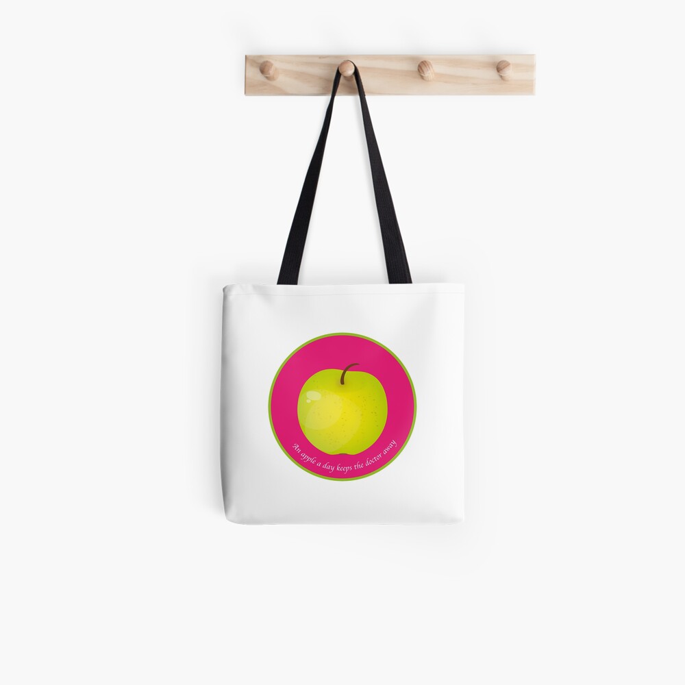 Tote bag « An apple a day keeps the Doctor away»