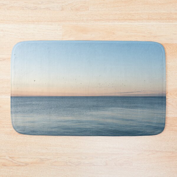 Item preview, Pale Pink Dawn with Seagull Flock Flyover designed and sold by Georgia Mizuleva.