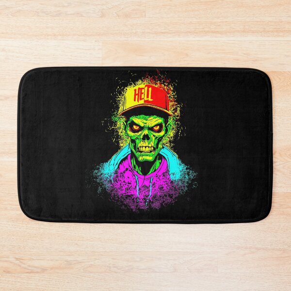 Item preview, Zombie Skater Urban Neon Horror designed and sold by Krypteek.