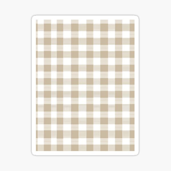 Item preview, SOULIV8 Sandy Beige Gingham | Classic Checkered Pattern | Neutral Minimalist All-Over Print | Cozy Rustic Textile Design designed and sold by SOULIV8.