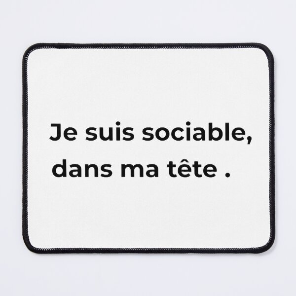 Item preview, I am sociable, in my head designed and sold by EditionLibre.