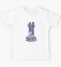 Rook Chess Piece Starry Night Galaxy - Cool Chess Club Gift Kids Tee