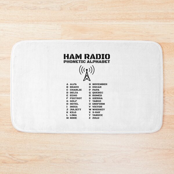 Item preview, Minimalist Ham Radio Phonetic Alphabet Chart designed and sold by AnnSign.
