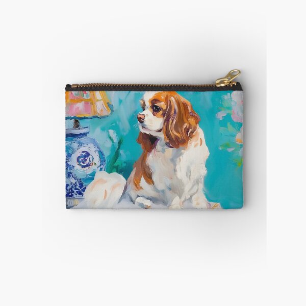 Artikelvorschau, Grandmillennial-Kunst, King Charles Spaniel entworfen und verkauft von SophieClimaArt.