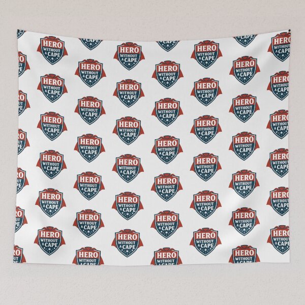 Item preview, Hero Without a Cape – Everyday Hero Shield Design designed and sold by astersgraphics.