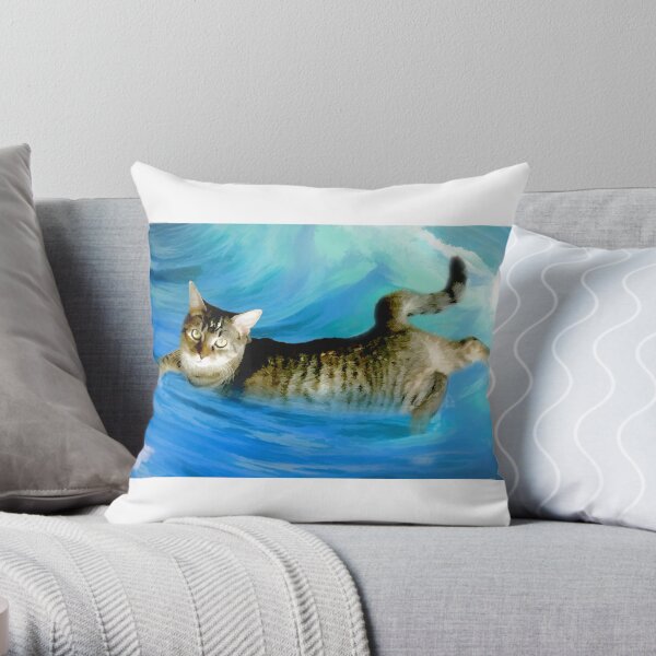 My three-legged tornado Throw Pillow