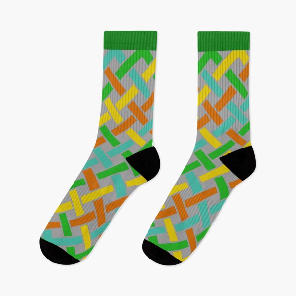 Item preview, Diagonal Knot Design with Interlocking Multicolor Lines designed and sold by Tarjiart.
