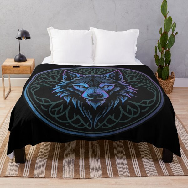 Item preview, Fenrir Wolf Norse Monochromatic designed and sold by TomFrontierArt.