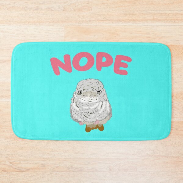 Item preview, Nope Grumpy Frogmouth Owl Chick designed and sold by TiffinByLK.