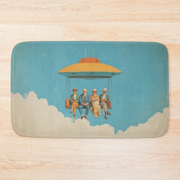Item preview, Retro Commuters on UFO Ride designed and sold by junkydotcom.