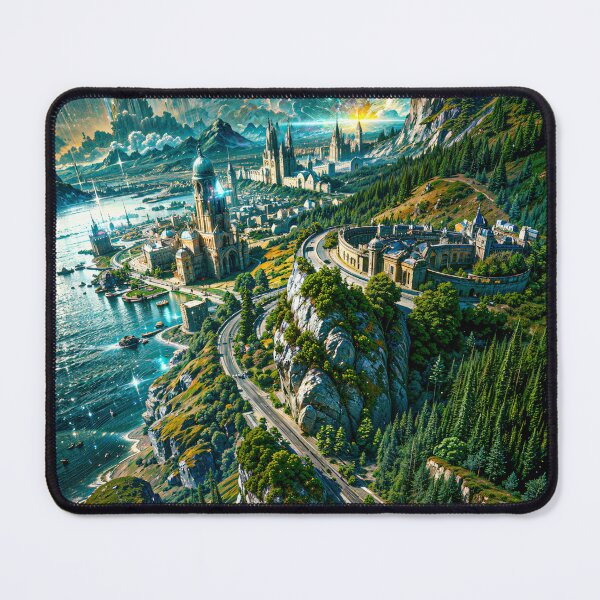 Item preview, The Grand Spires of Luminar designed and sold by zar4fussion.