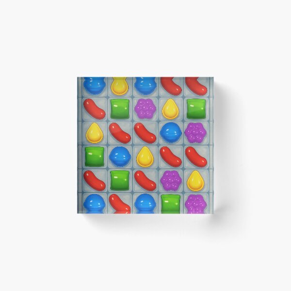 Item preview, Colorful Candy Match Puzzle Art – Gift for Mobile Game Fans and Gamers designed and sold by weirdfishes123.