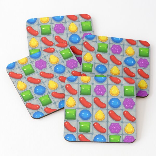 Item preview, Colorful Candy Match Puzzle Art – Gift for Mobile Game Fans and Gamers designed and sold by weirdfishes123.