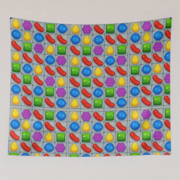 Item preview, Colorful Candy Match Puzzle Art – Gift for Mobile Game Fans and Gamers designed and sold by weirdfishes123.
