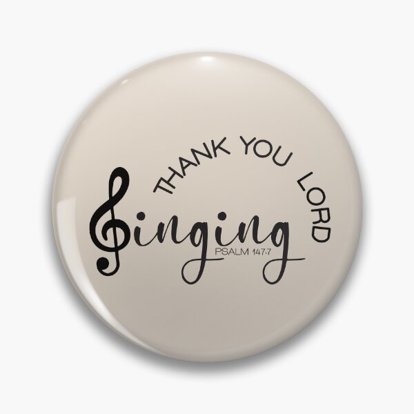 Item preview, Singing Thank you Lord - Psalm 147 verse 7 designed and sold by simplydesignart.