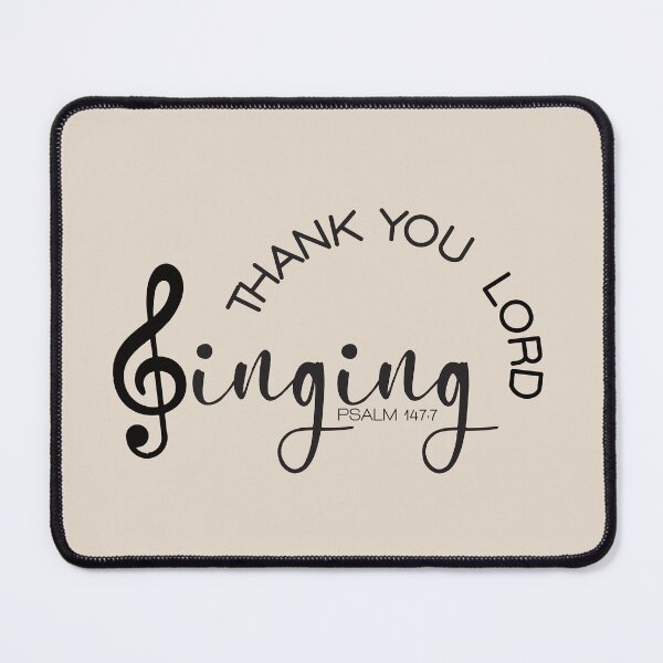 Item preview, Singing Thank you Lord - Psalm 147 verse 7 designed and sold by simplydesignart.