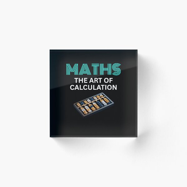 Item preview, MATHS: THE ART OF CALCULATION designed and sold by KISHNAY-FASHION.