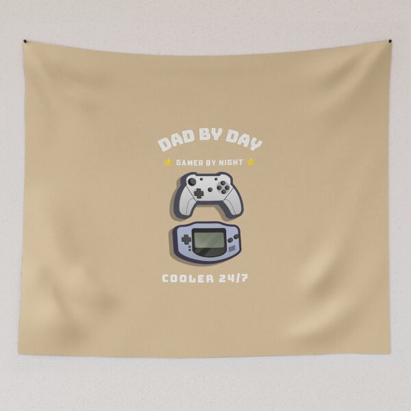 Item preview, Dad By Day Gamer By Night – Cool Dad Gaming Design designed and sold by Golden Blaze Studio.