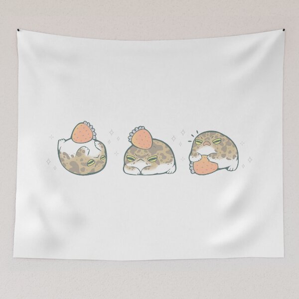 Item preview, Cute Rain Frogs Strawberry designed and sold by xMorfina.