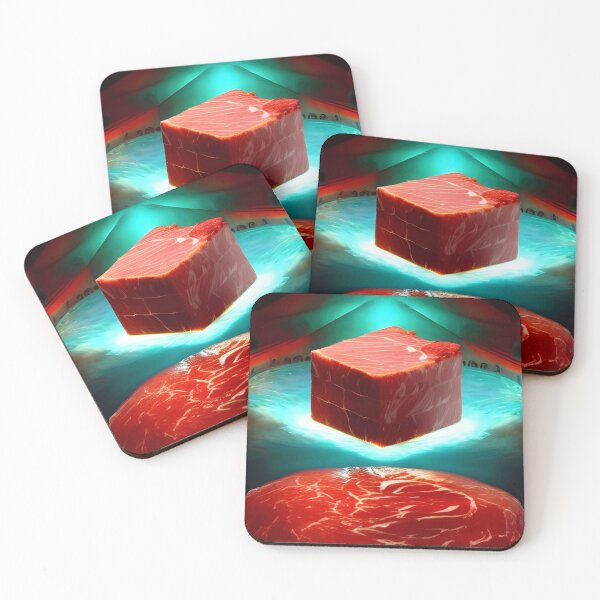 Item preview, Meat Cube in a Pool of Water designed and sold by Korral.