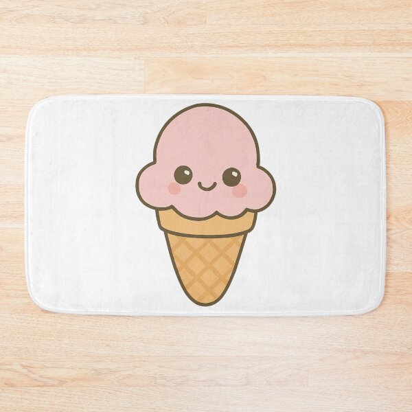 Item preview, Kawaii Ice Cream Cone – Sweet Summer Food Art designed and sold by k3rstman1.