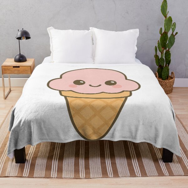 Item preview, Kawaii Ice Cream Cone – Sweet Summer Food Art designed and sold by k3rstman1.