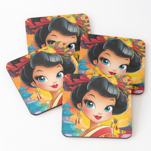 Item preview, Charming Young Woman in Traditional Asian Garb designed and sold by Artessie.