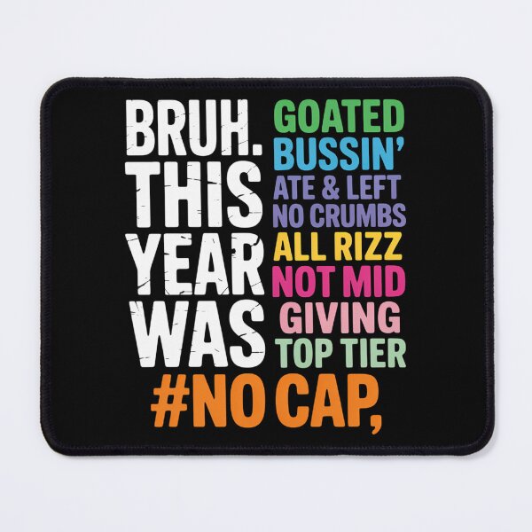 Item preview, Bruh This Year Was Goated No Cap Funny Last Day of School designed and sold by brynatshop.