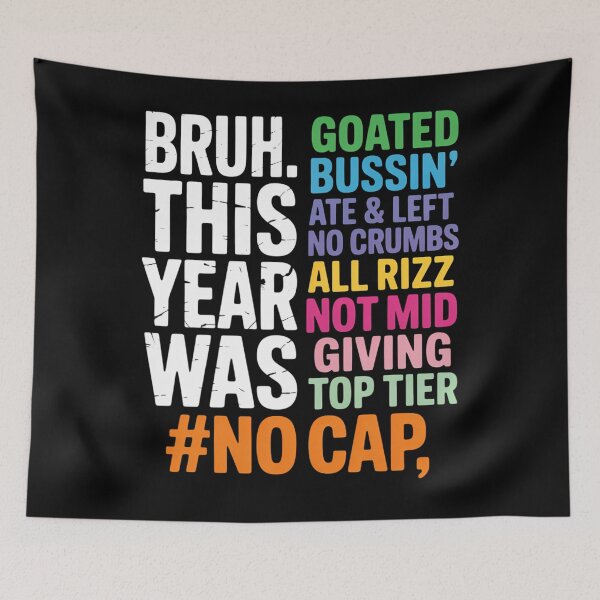 Item preview, Bruh This Year Was Goated No Cap Funny Last Day of School designed and sold by brynatshop.