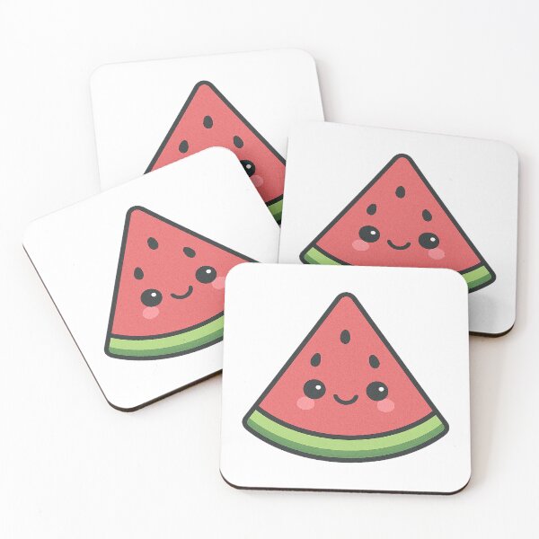 Item preview, Kawaii Watermelon Slice – Cute Summer Fruit Art designed and sold by k3rstman1.