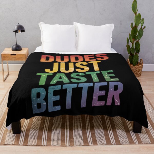 Item preview, Gay Dudes Just Taste Better Rainbow Pride Flag LGBTQ designed and sold by brynatshop.