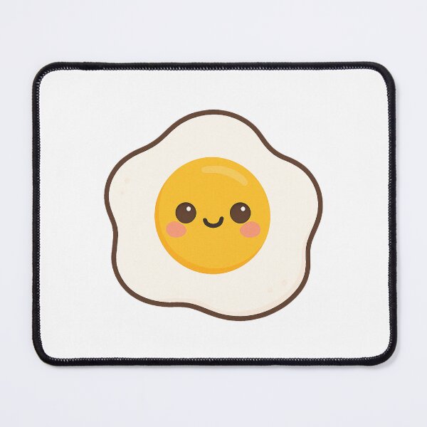 Item preview, Kawaii Sunny-Side-Up Egg – Cute Breakfast Food Art designed and sold by k3rstman1.