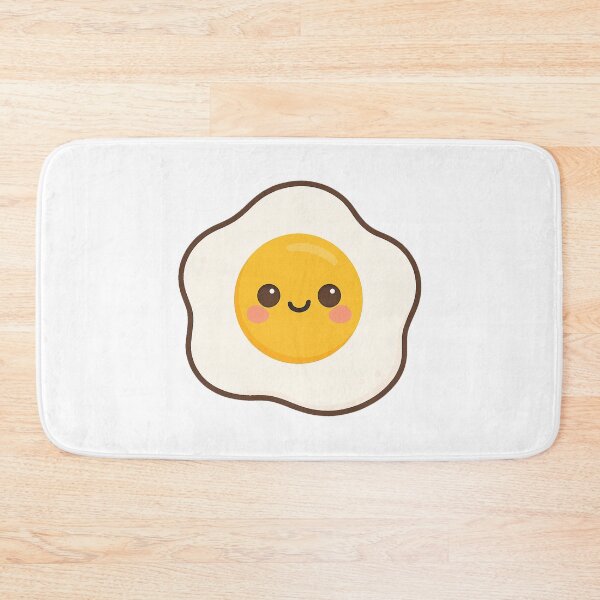 Item preview, Kawaii Sunny-Side-Up Egg – Cute Breakfast Food Art designed and sold by k3rstman1.