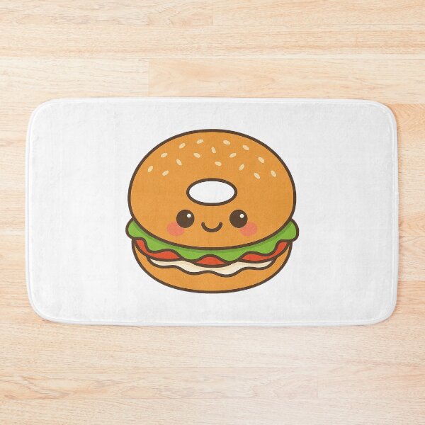 Item preview, Kawaii Bagel – Cute Breakfast Food Art designed and sold by k3rstman1.