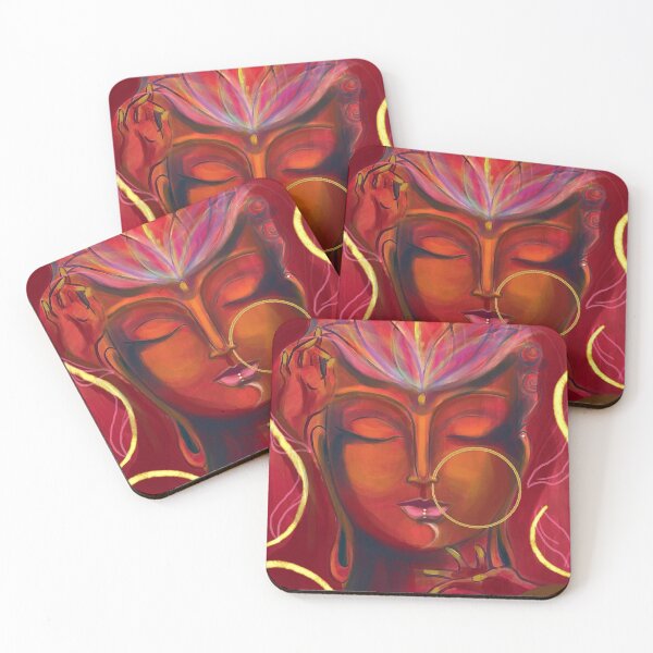 Item preview, Buddha Patience Mudra Illustration designed and sold by Pattern Daydreams.